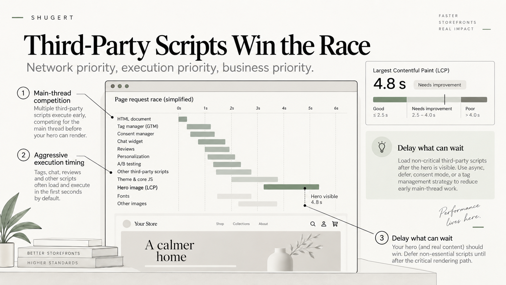 Third party js can hurt your shopify store load time