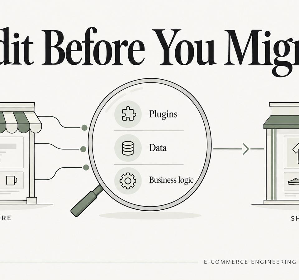 Before a WooCommerce-to-Shopify Migration: Audit Plugins, Data, and Business Logic