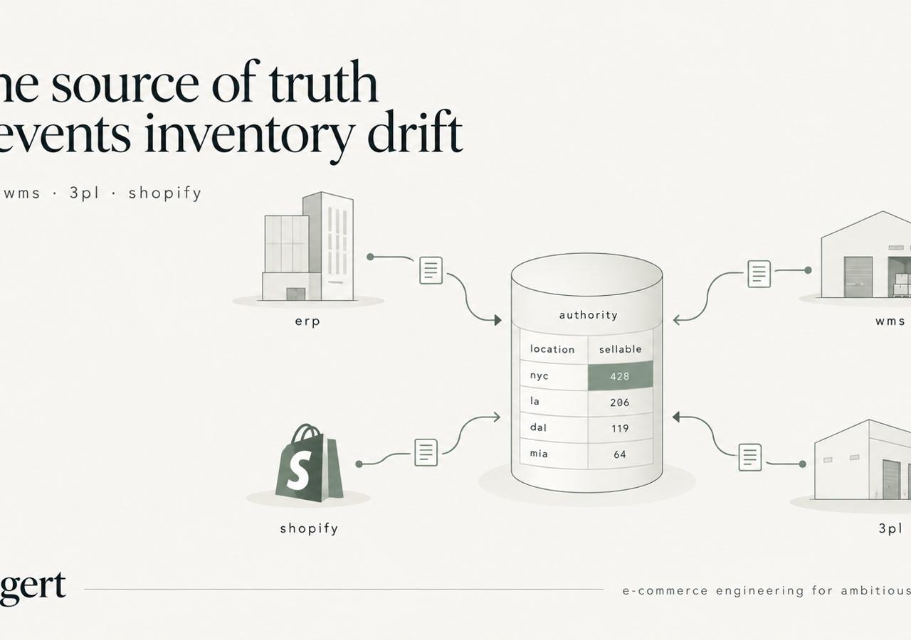 Shopify Inventory Sync: ERP, WMS, 3PL, and the Source of Truth