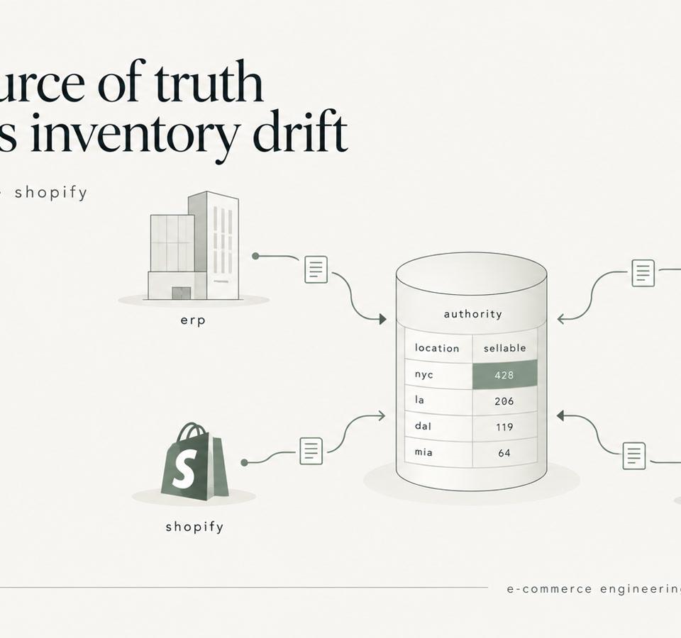 Shopify Inventory Sync: ERP, WMS, 3PL, and the Source of Truth