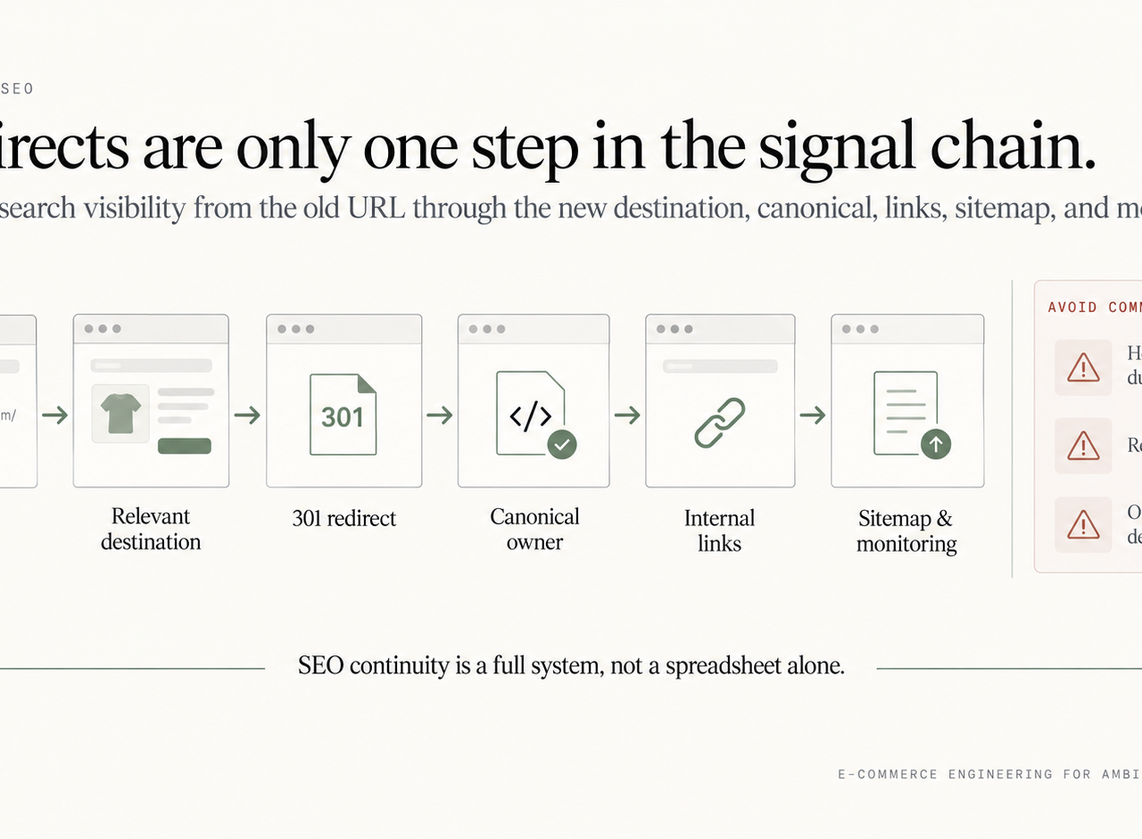 SEO Migration Strategy Beyond Redirects on Shopify