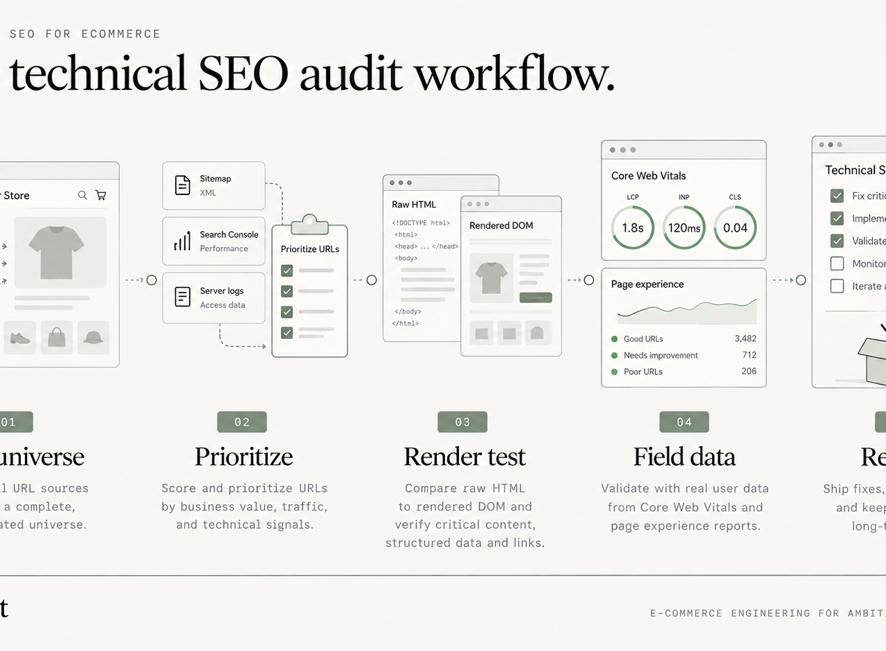SEO Technical Audit Workflow for Shopify Stores