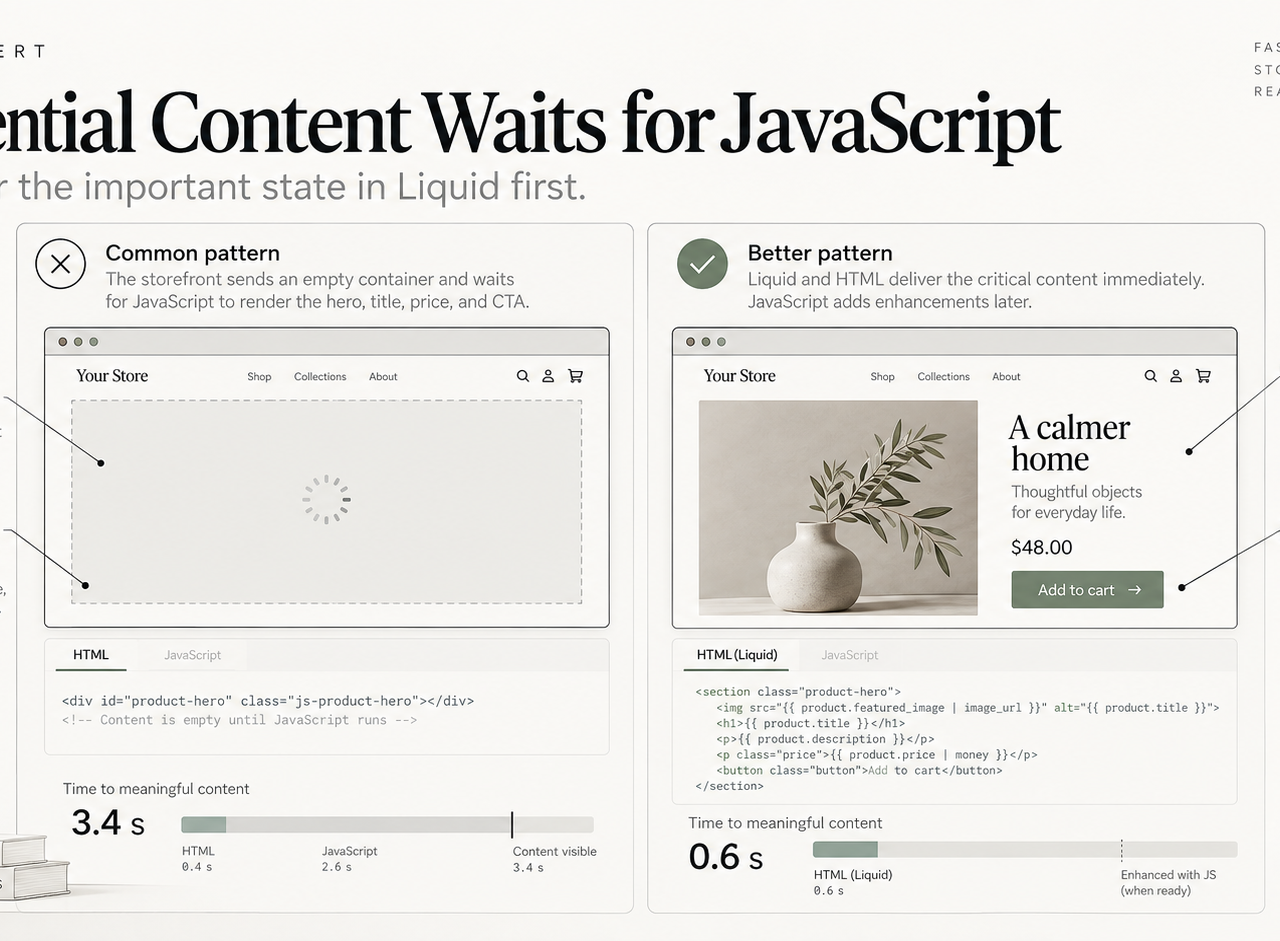 Javascript always needs to be optimized and deferred or async