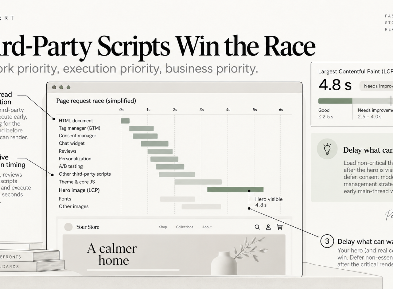 Third party js can hurt your shopify store load time