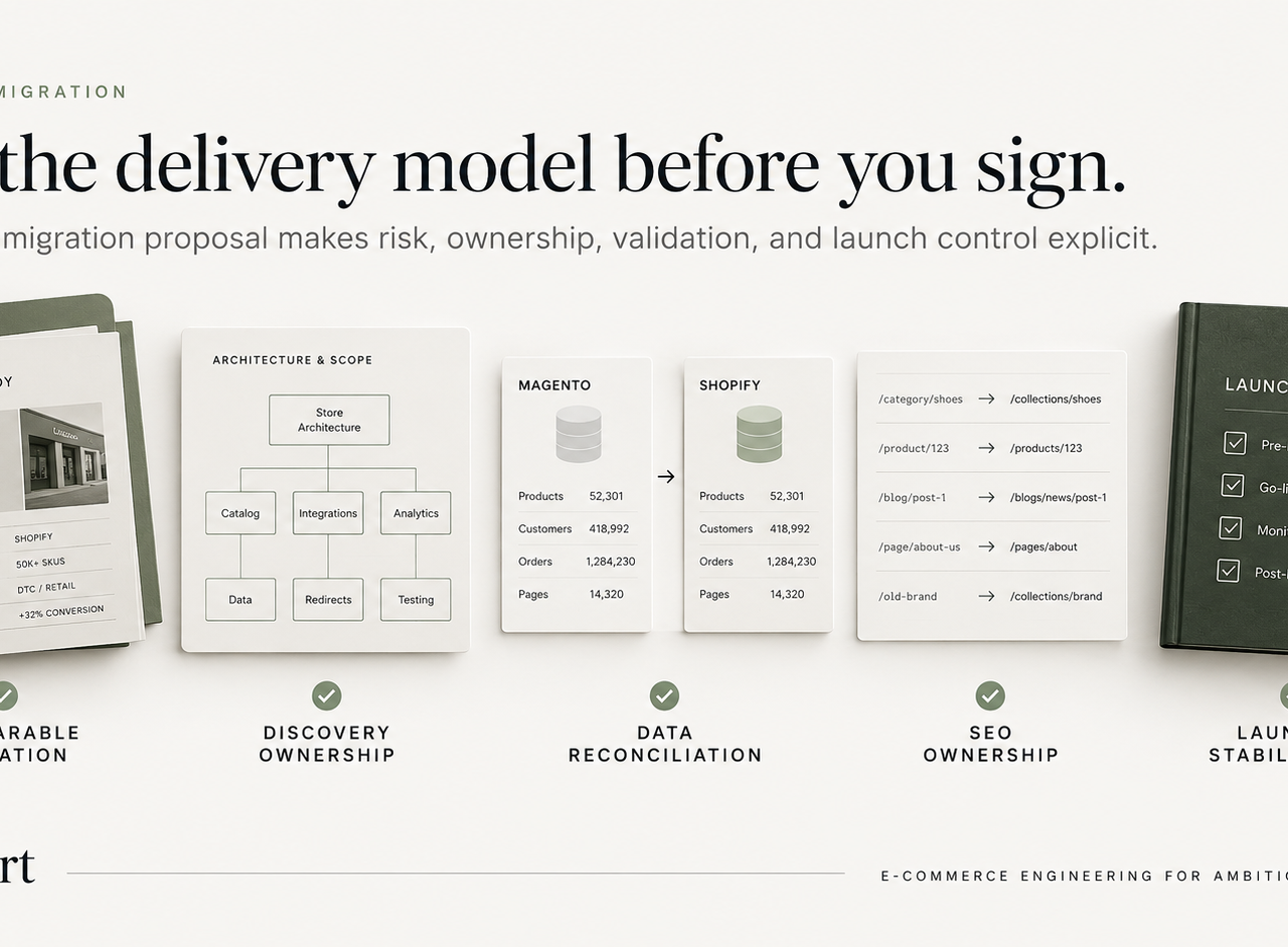 how to vet a shopify migration agency for a new project