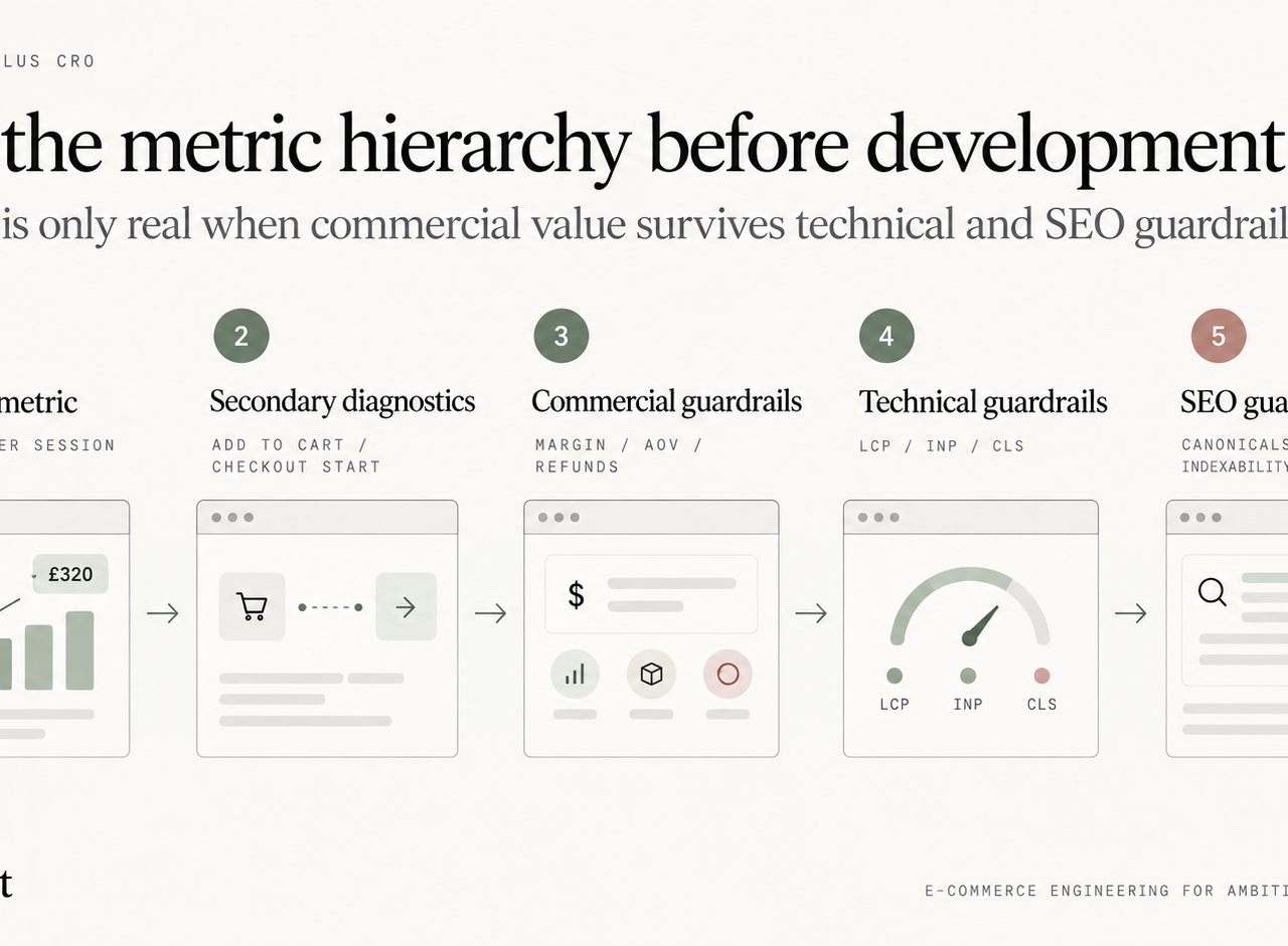 Set a Metric Hierarchy Before Development Shopify