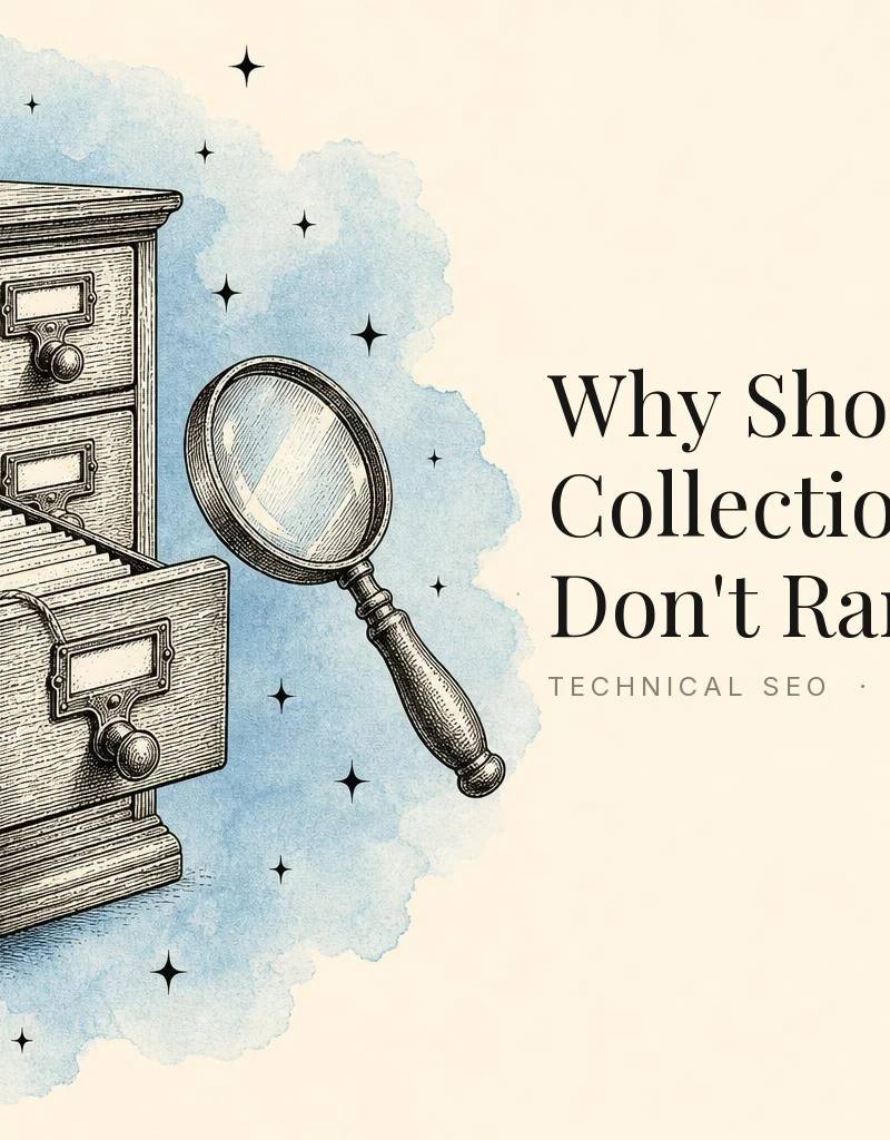 Why Your Shopify Collection Pages Aren't Ranking (and How to Fix It)