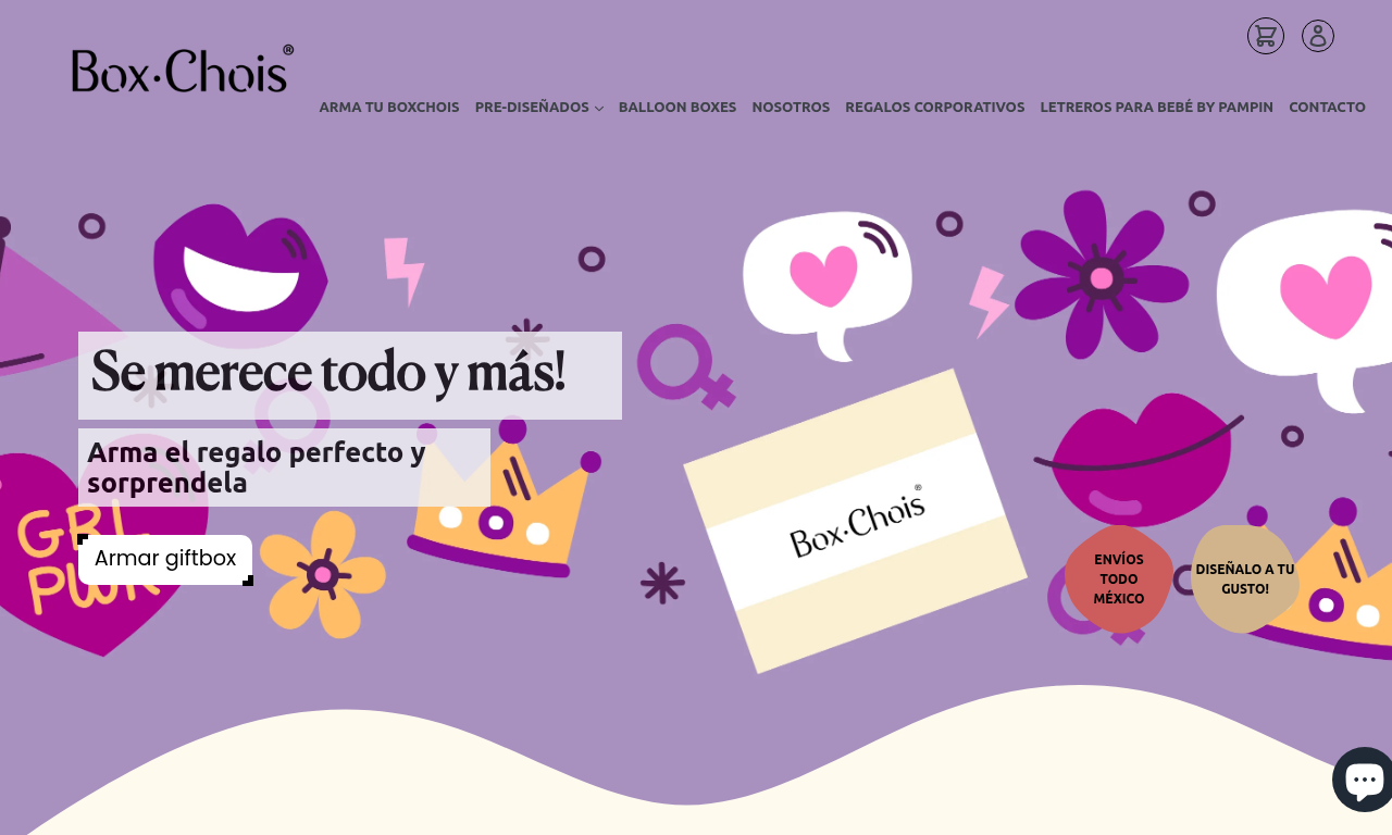 Storefront de suscripción de bundles a medida de Boxchois