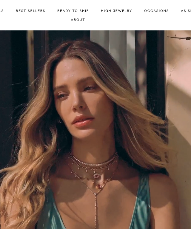 Shay Jewelry Shopify storefront